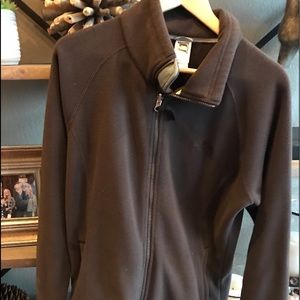Women’s Brown North Face Fleece Jacket, Sz XL